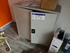 Grey 2 Door Filing Cabinet (This lot is located at