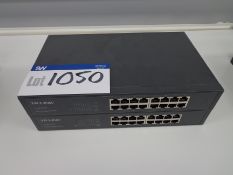 Two TP LINK TL-SG1016D 16 port gigabit easy smart