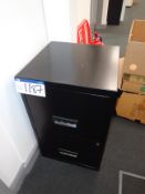 2 drawer metal filing cabinet (This lot is located