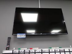 JVC 40” Flat Screen TV comes with remote control (