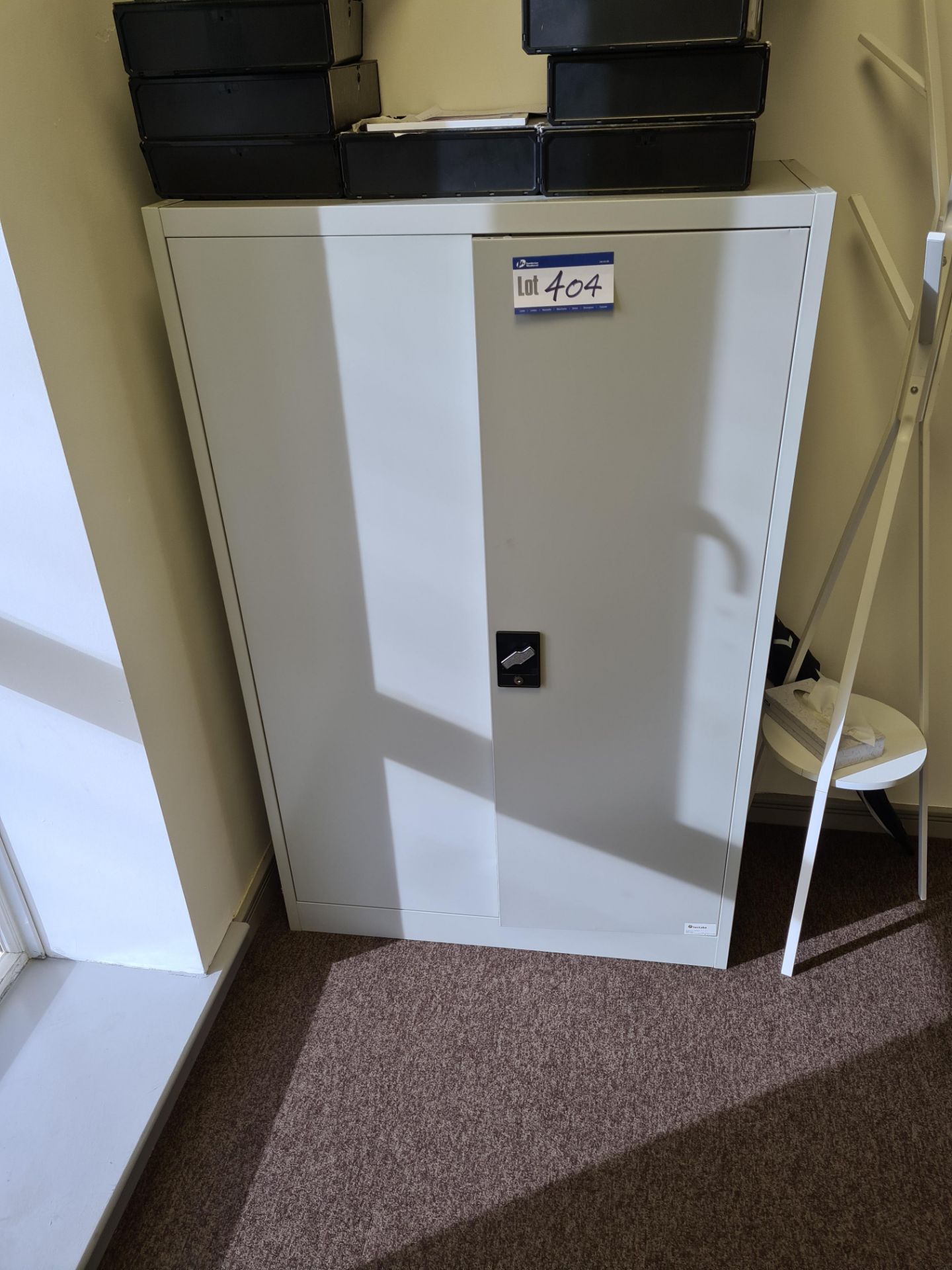 Grey 2 Door Filing Cabinet (This lot is located at