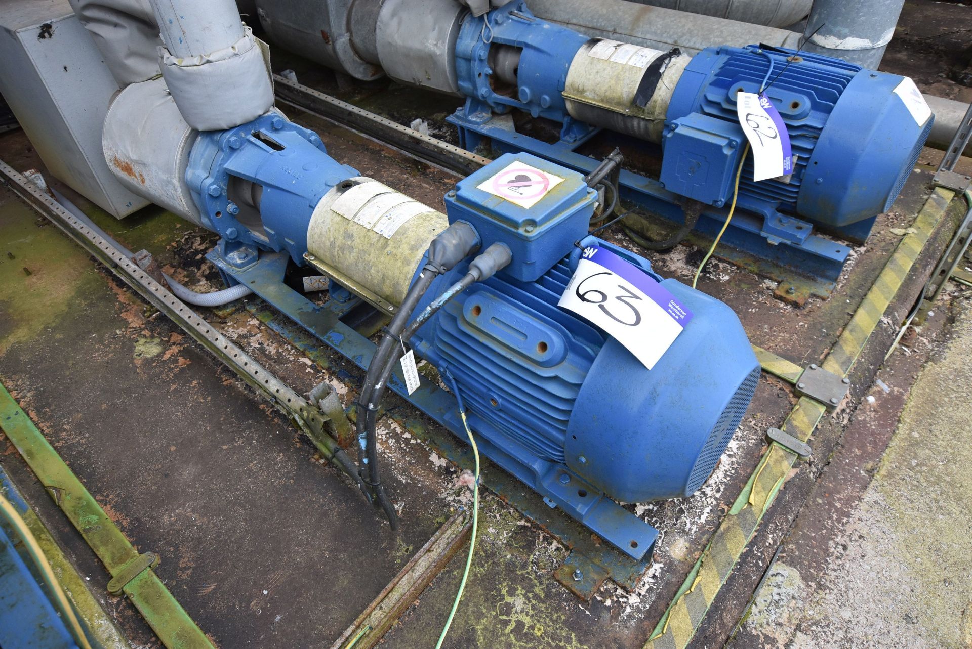 Flowserve 65-40 CPX250 Pump, no. 558410-002-01, year of manufacture 2007, 41m3/hour, H84.05m, with