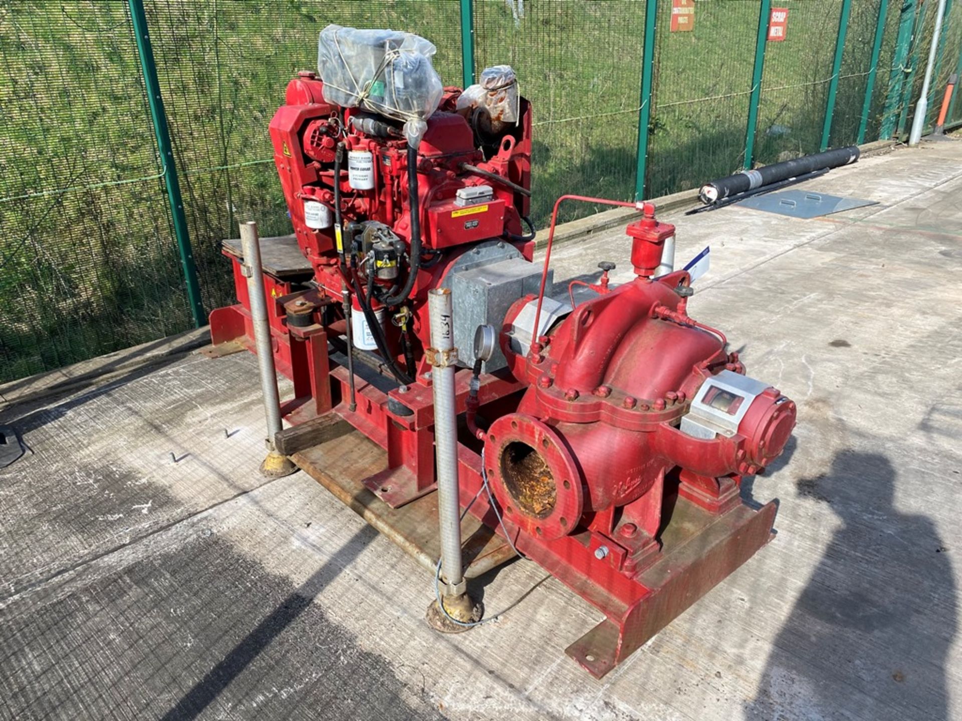 Strong Pumps Ltd HGTI-150 Centrifugal Pump, serial no. S523242B, with fitted Clarke Detroit DDFP- - Image 2 of 11