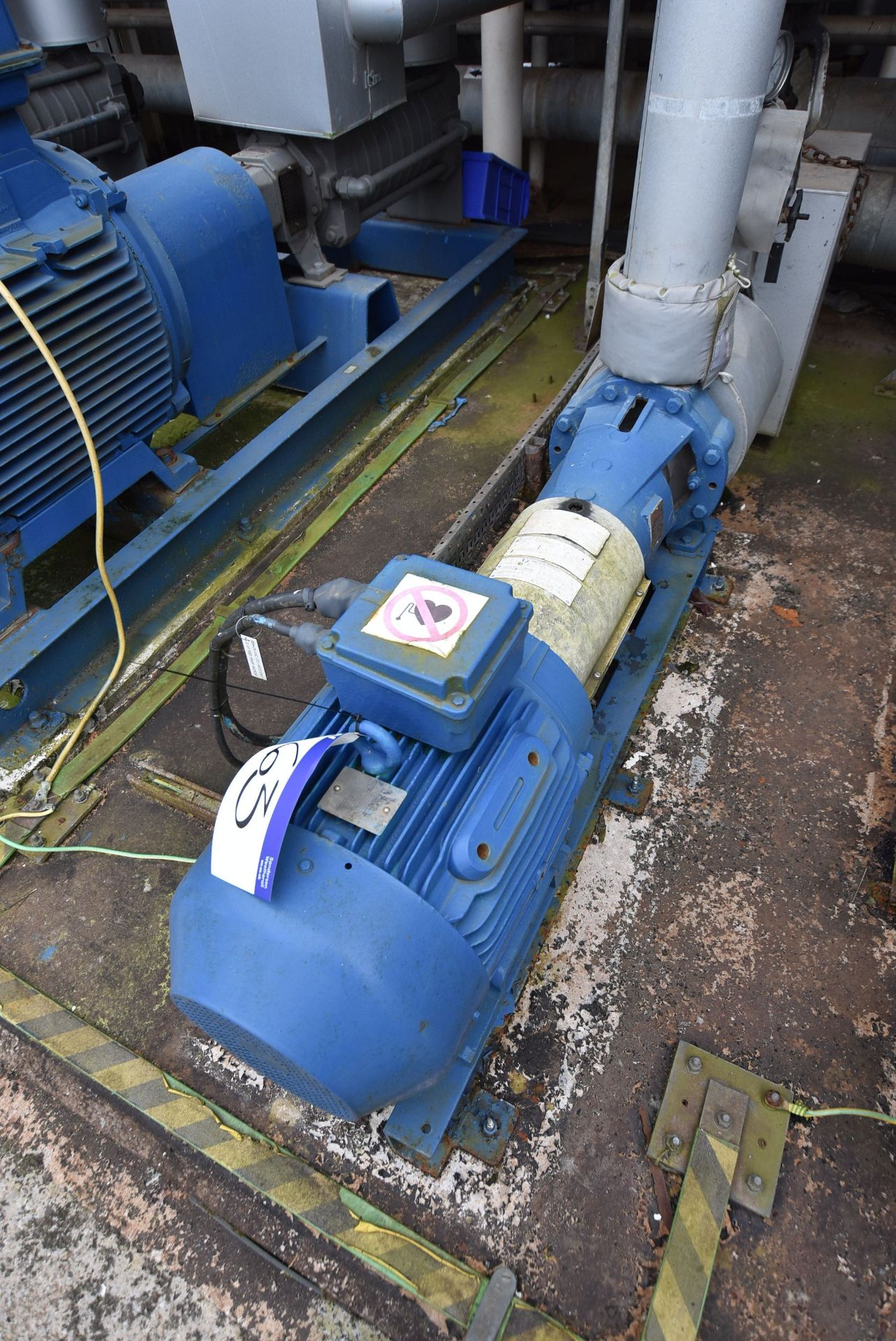 Flowserve 65-40 CPX250 Pump, no. 558410-002-01, year of manufacture 2007, 41m3/hour, H84.05m, with - Image 2 of 4