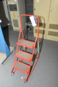 Three Rise Step Ladder (There will be a removal/ loading charge of £10 + VAT for this lot, payable