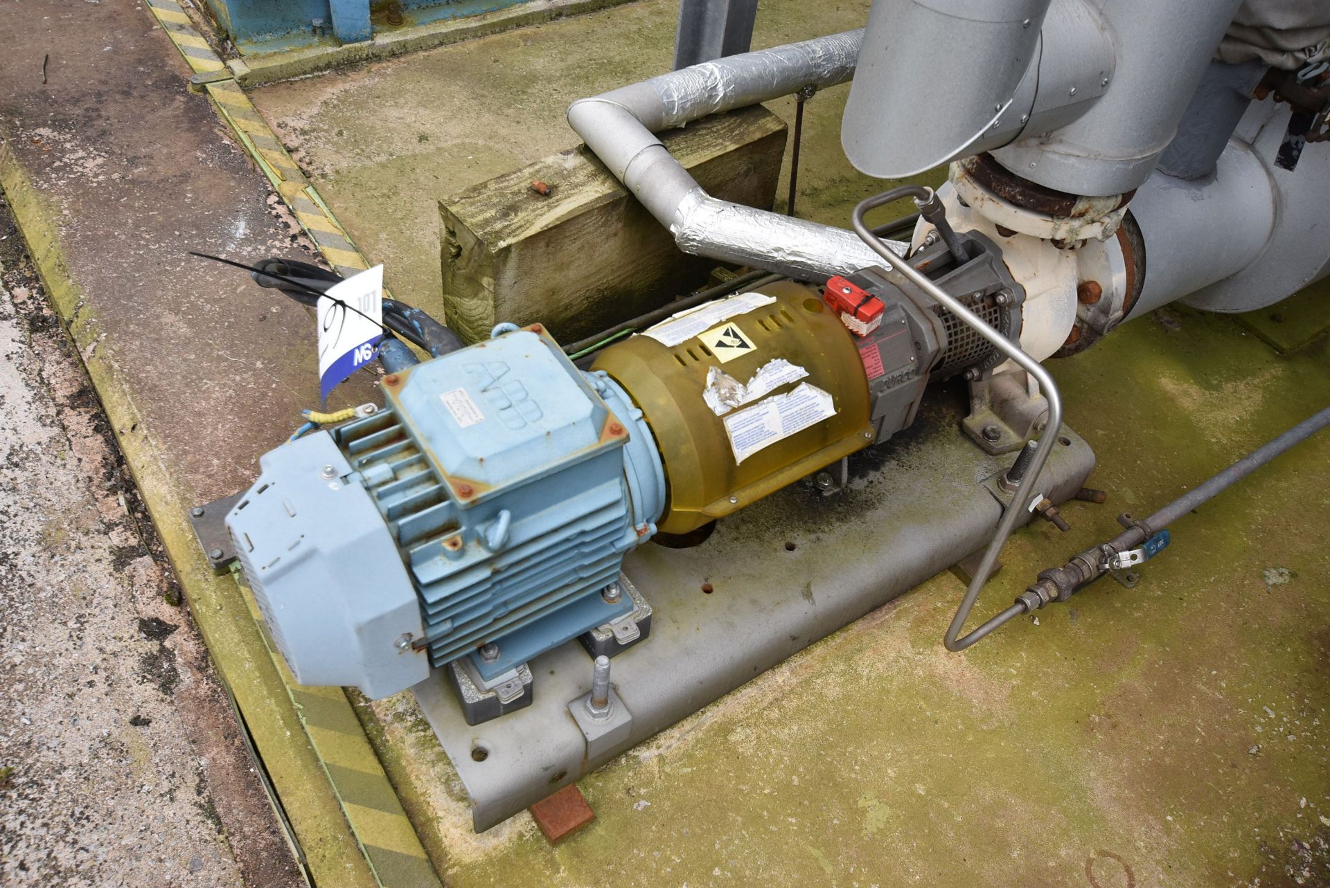 Durko Mark3 ISO 1K100-80-125A-OP/92mm Pump, serial no. ES1761002-02, year of manufacture 2018, - Image 2 of 4