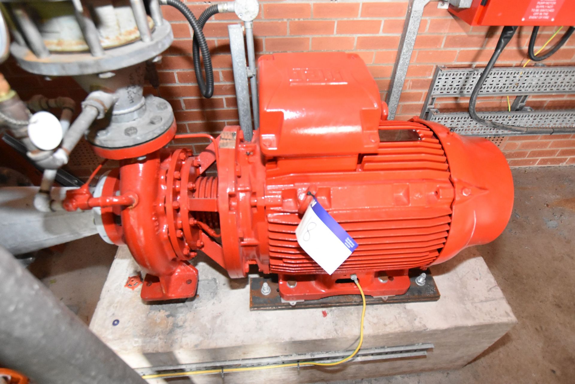 SPP KM08E Fire Water Pump, serial no. 1846032/1A, 33.34L/S cap., with Weg 45kW electric motor, - Image 4 of 11