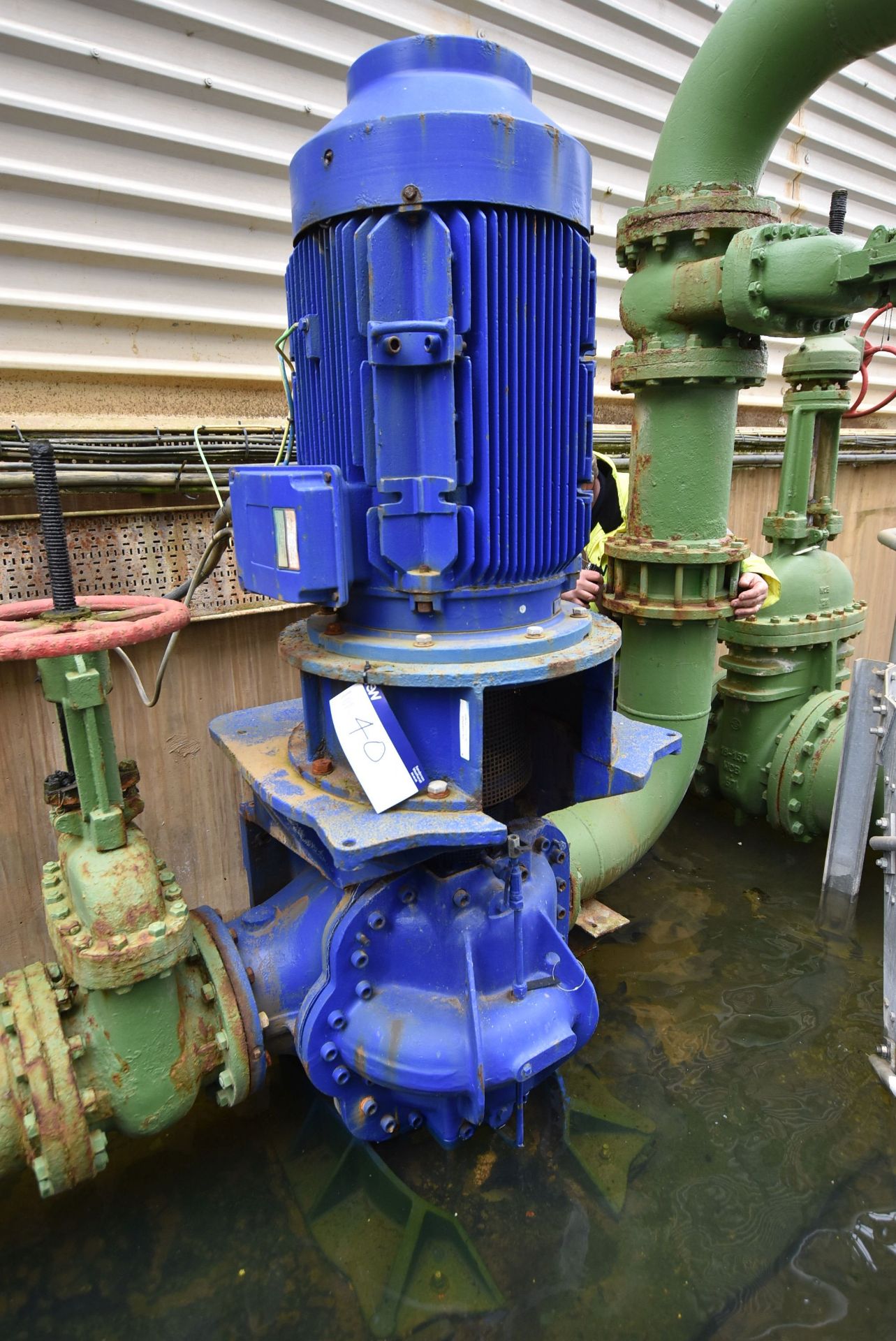 COOLING WATER FILL PUMP, with electric motor drive (valves excluded) (There will be a removal/