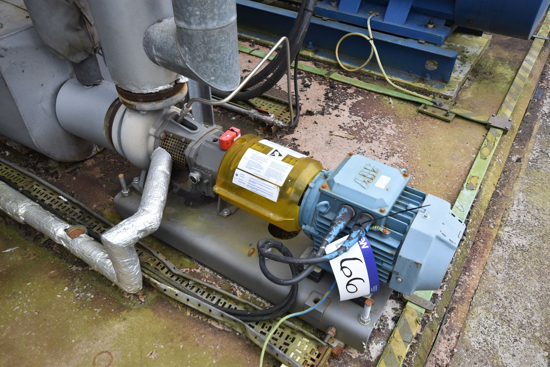 Flowserve 1K100-80-125A-OP/92mm Pump, serial no. ES1761002-01, model MARK3 ISO, year of - Image 2 of 5