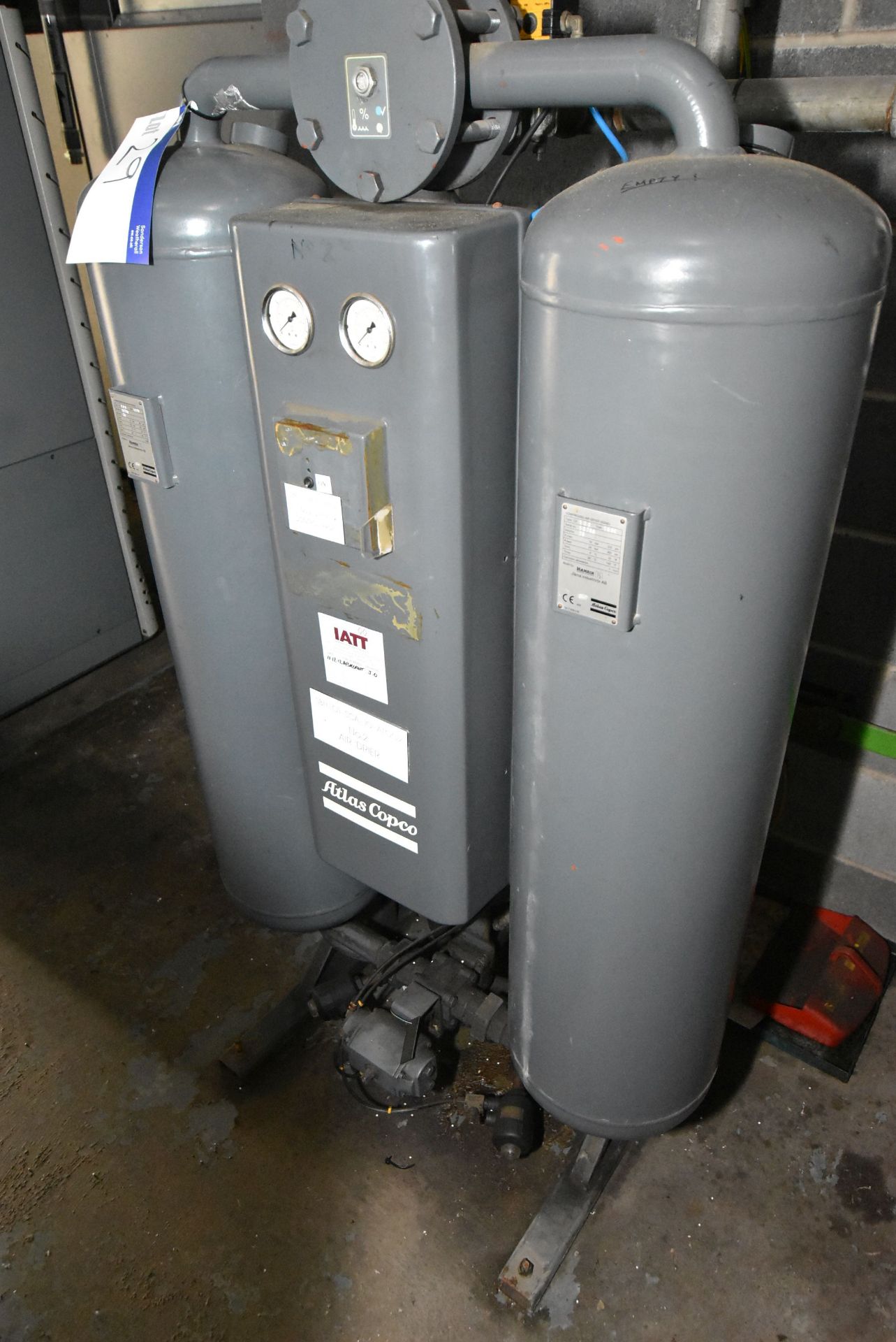 Atlas Copco Twin CD 100 Air Dryer (no. 2 dryer), serial no. 10768/9, year of manufacture 1998, - Image 3 of 7