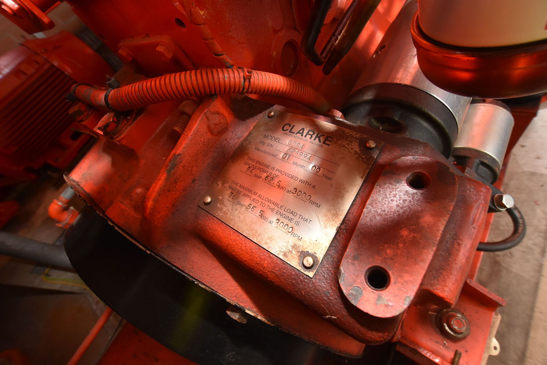 Godwin 125-80-260 DIESEL ENGINE EMERGENCY FIRE WATER PUMP, serial no. S13249, year of manufacture - Image 8 of 11