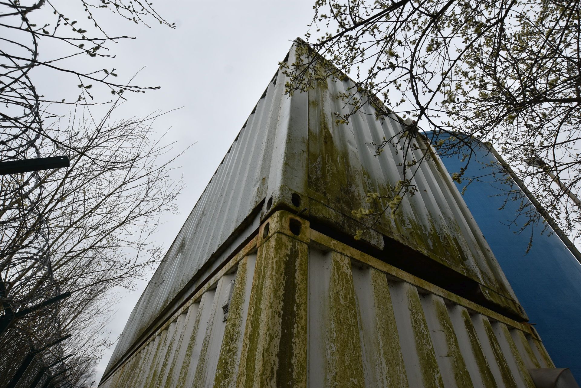 Steel Cargo Container (former Stores), 12m long, with steel racking throughout (upper container – - Image 3 of 7