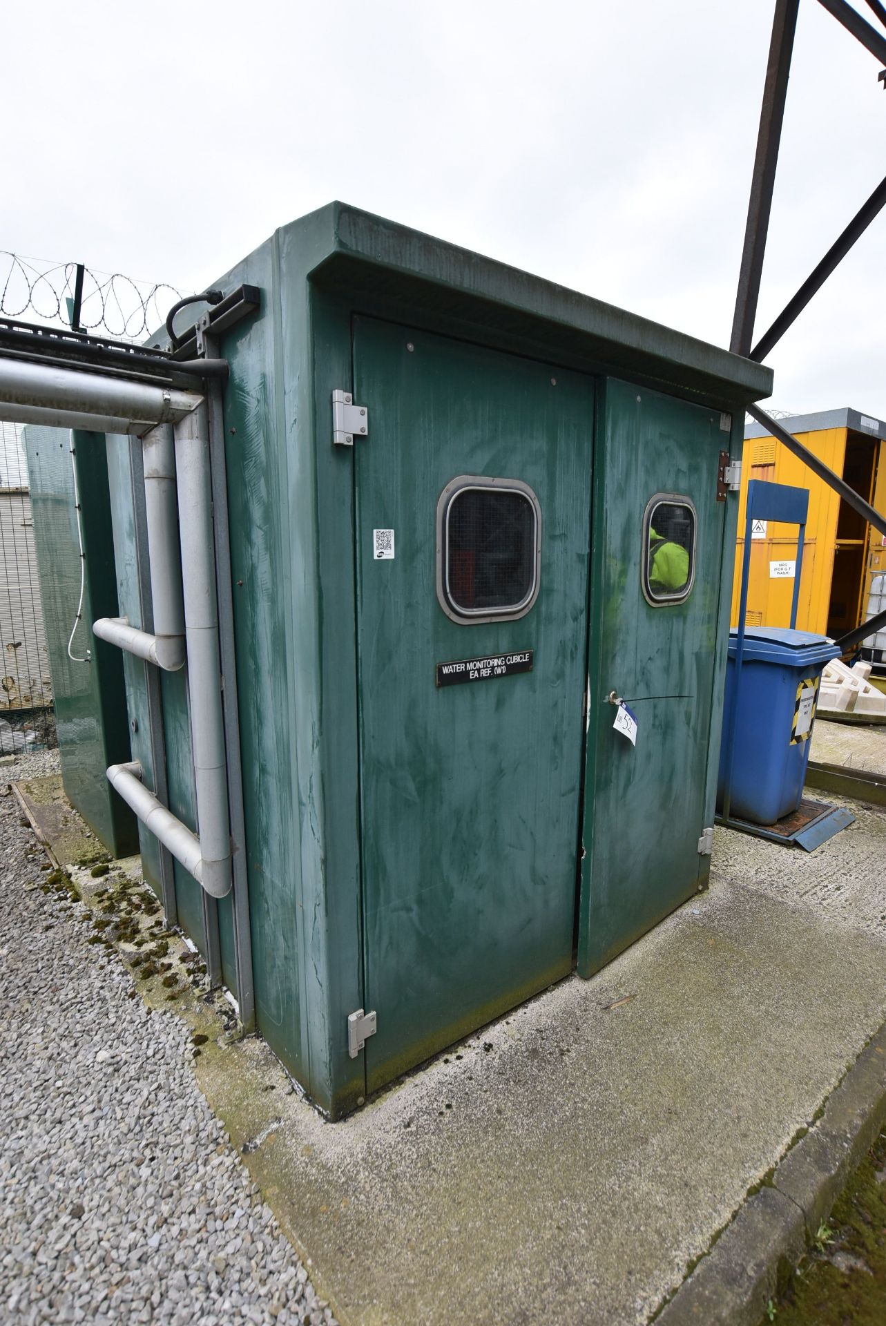 Morgan Water Monitoring Cubicle, approx. 1.96m x 1.75m x approx. 2.2m high, with equipment inside ( - Image 2 of 4