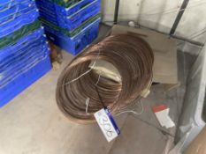 Reel of Copper Wire, as set out on top of box
