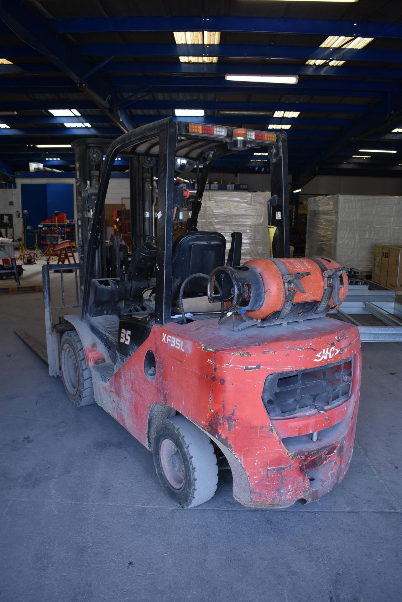 Hangcha CPYD35-XW22B LPG ENGINE FORK LIFT TRUCK, s - Image 3 of 6