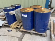 Five Drums of Nytro Libra Insulating Oil, 205 litr