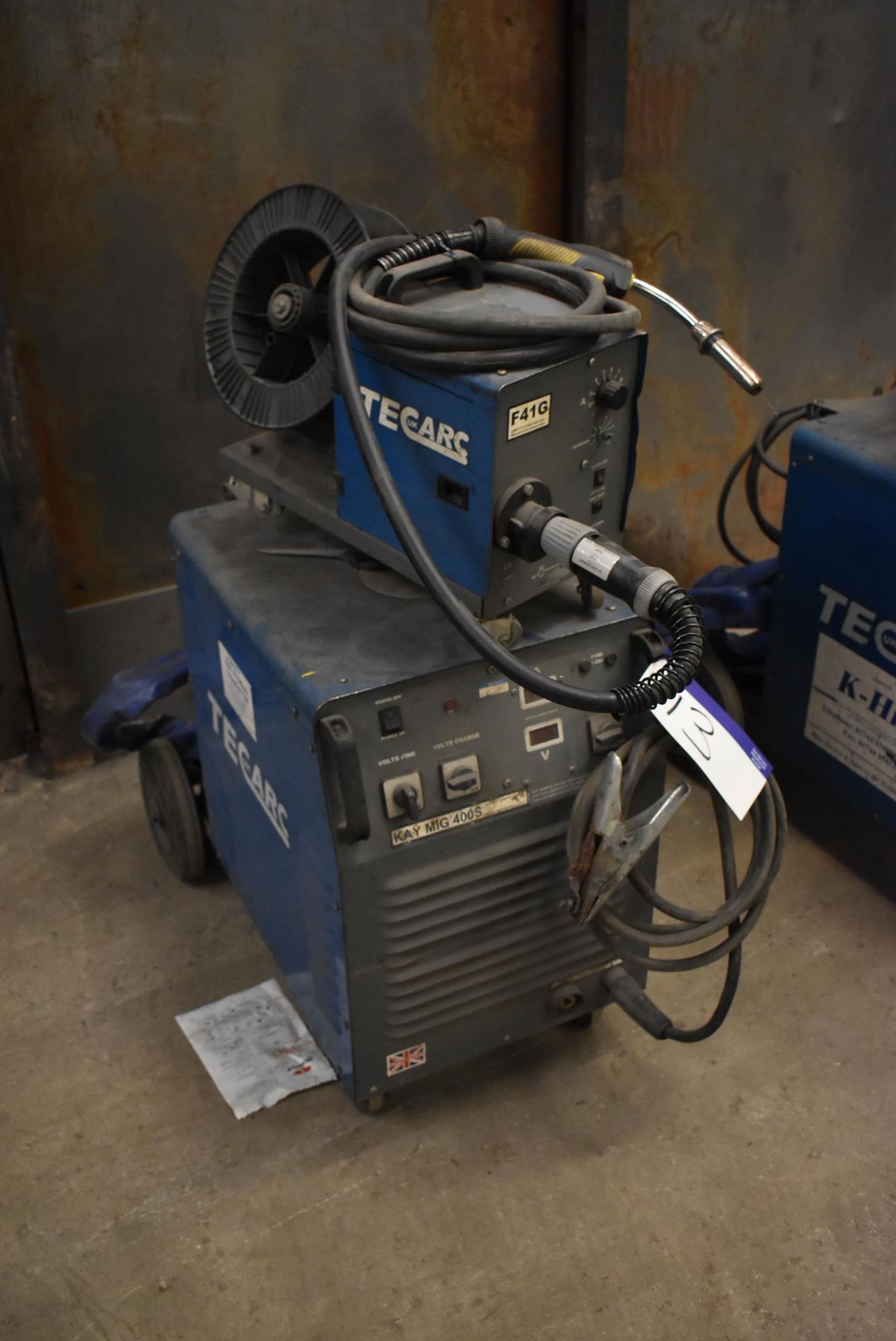 Tecarc Mig400S Mig Welding Unit, serial no. TA1114