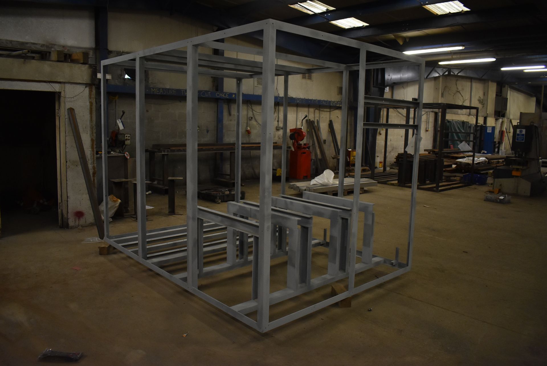 Work-in-Progress Enclosure Frame, approx. 3m x 2.1 - Image 2 of 2