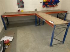 Three Steel Framed Rack Benches, each approx. 1.9m