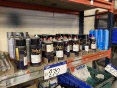 Assorted Colour Spray Aerosols, Metalworking Paste