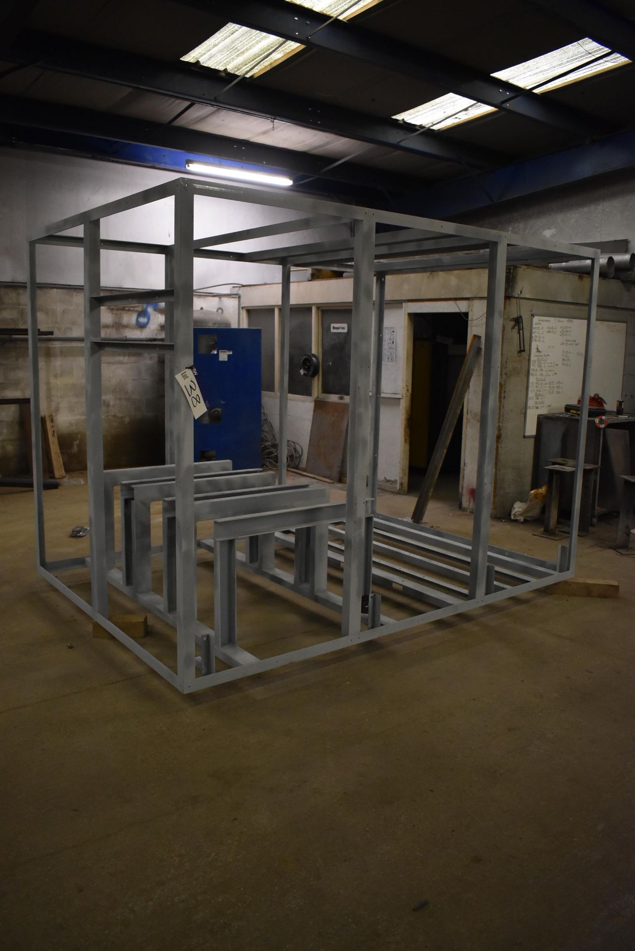 Work-in-Progress Enclosure Frame, approx. 3m x 2.1