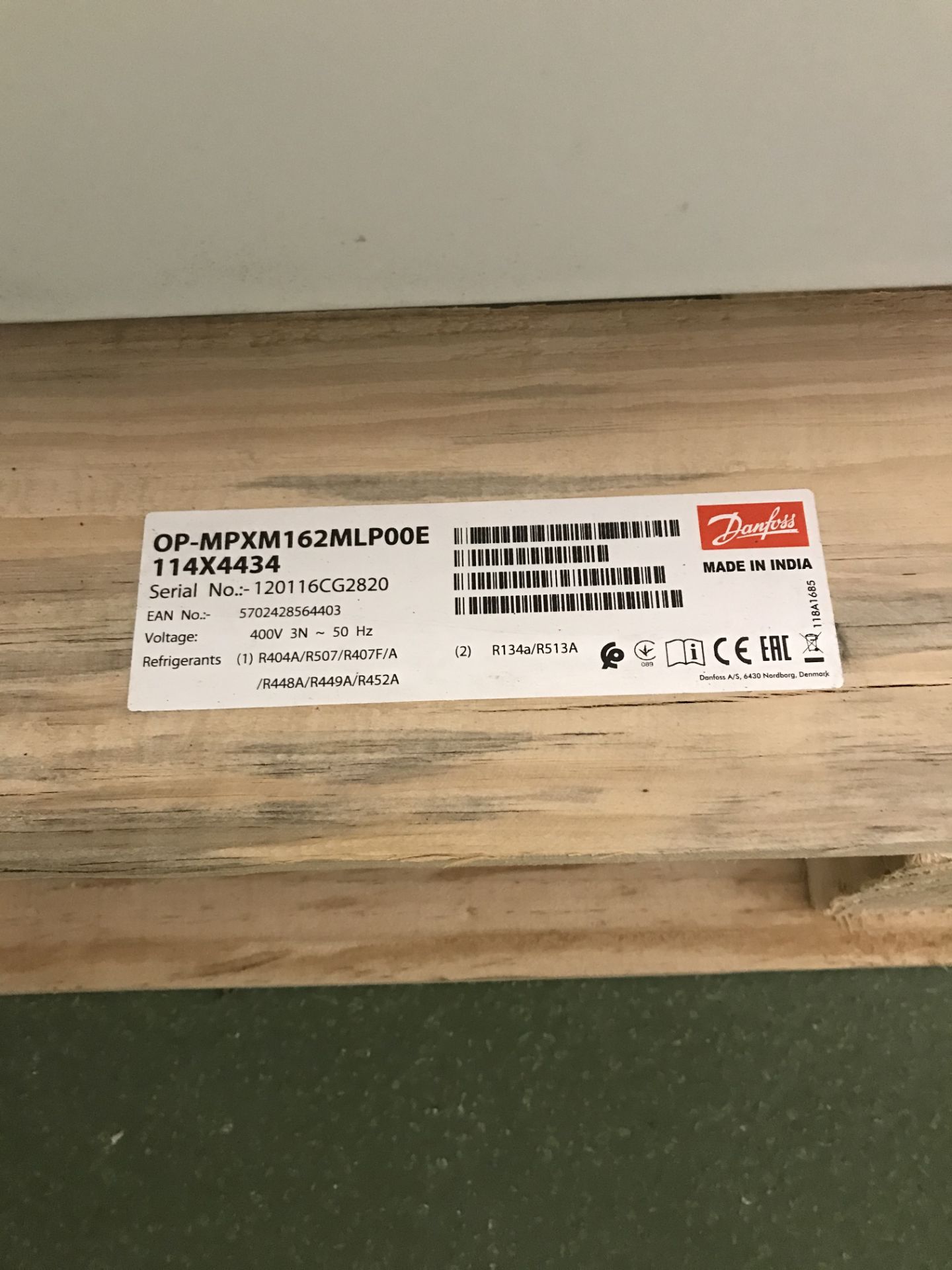 Danfoss Optyma Plus OP-MPXM162MLP00E Packaged/Outd - Image 3 of 4