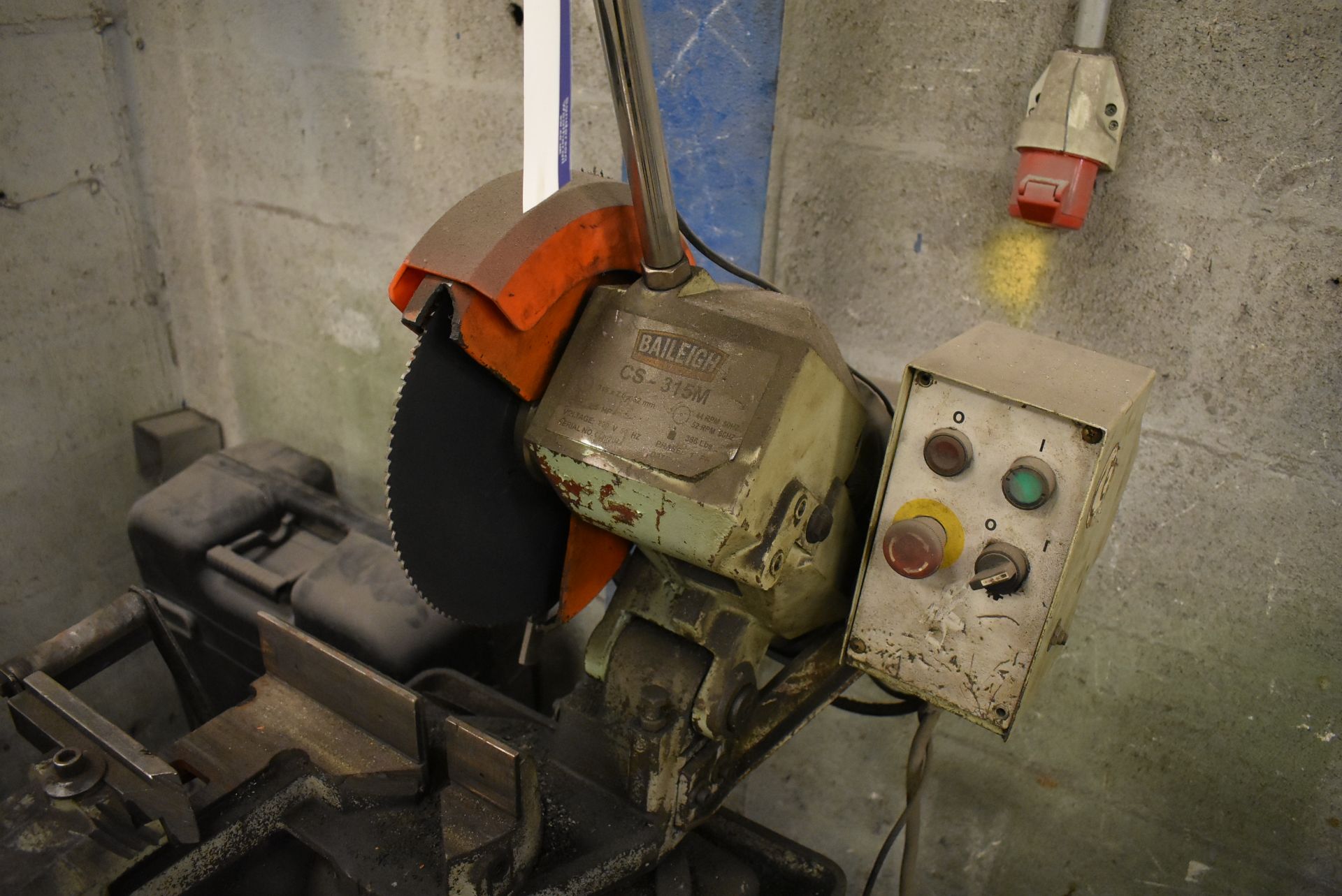 Baileigh CS-315M Electric Cut-off Saw, serial no. - Image 4 of 5