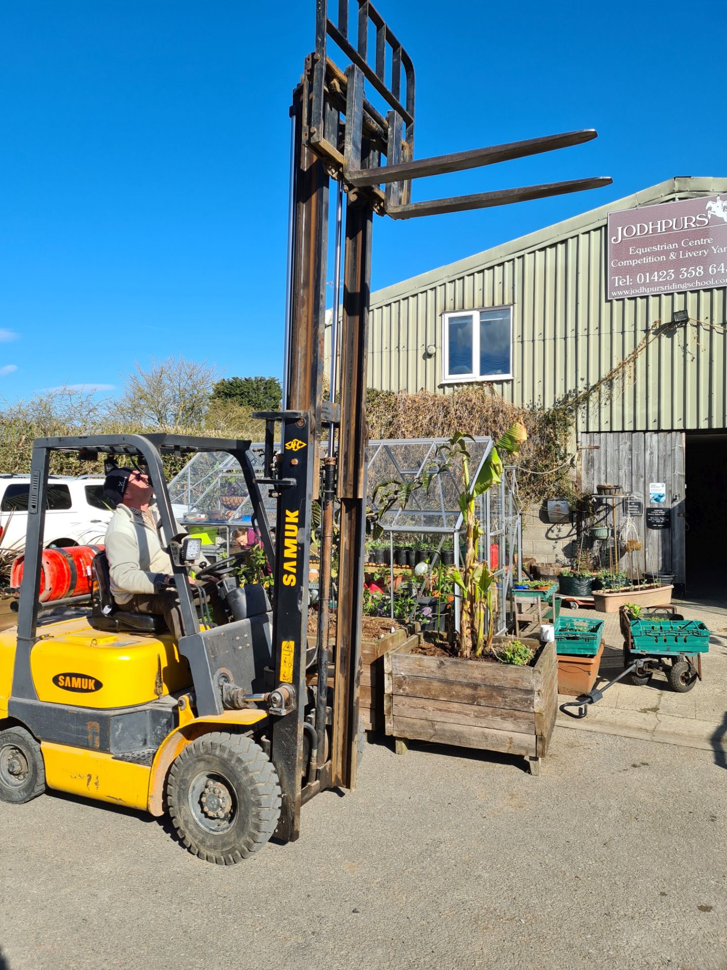 Samuk H15L Gas Forklift Truck, Year of Build 2008, Lift Height 3300mm, Lifting Capacity 1350kg, - Image 4 of 5