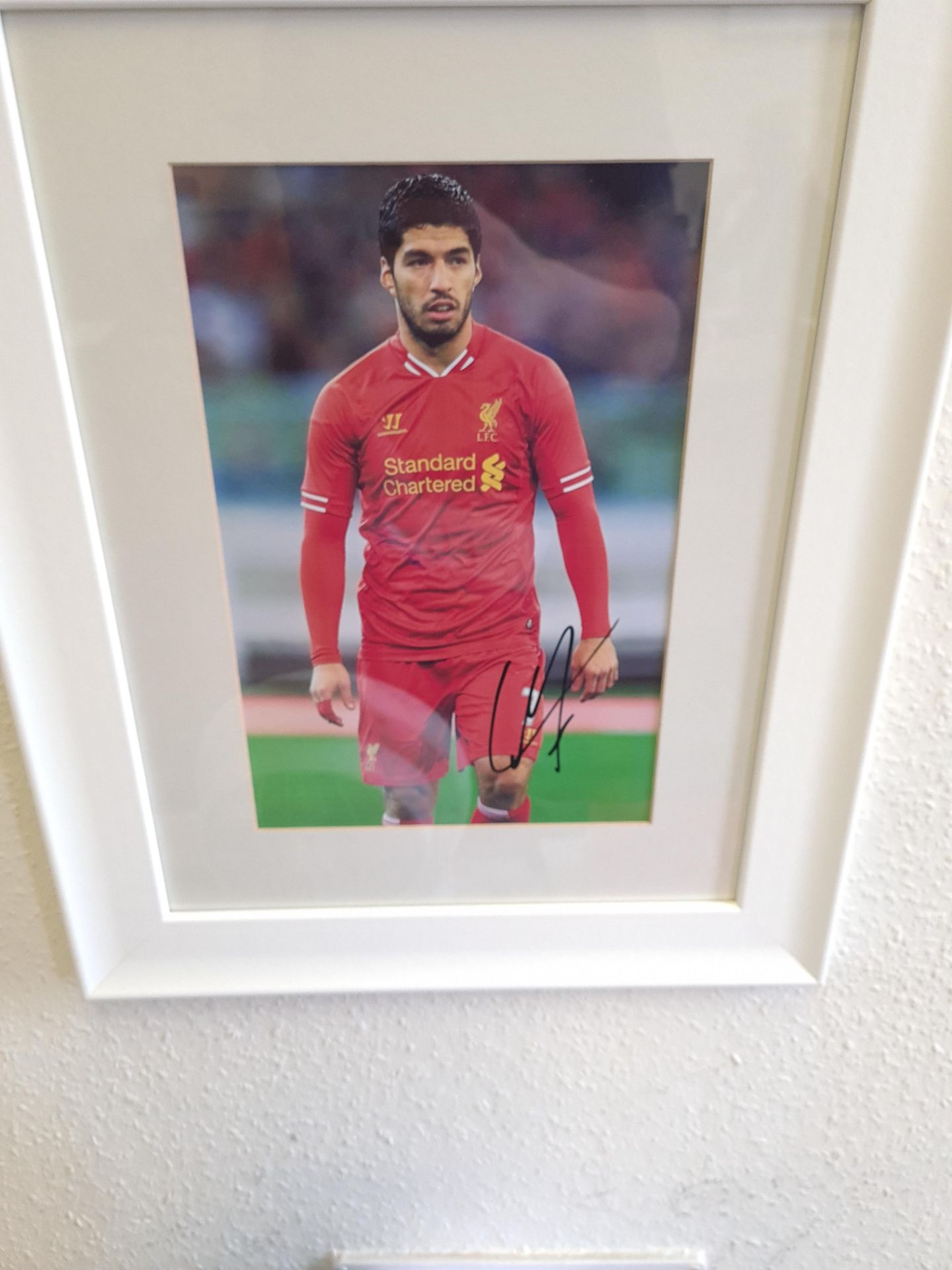 Framed Photo of Luis Suarez