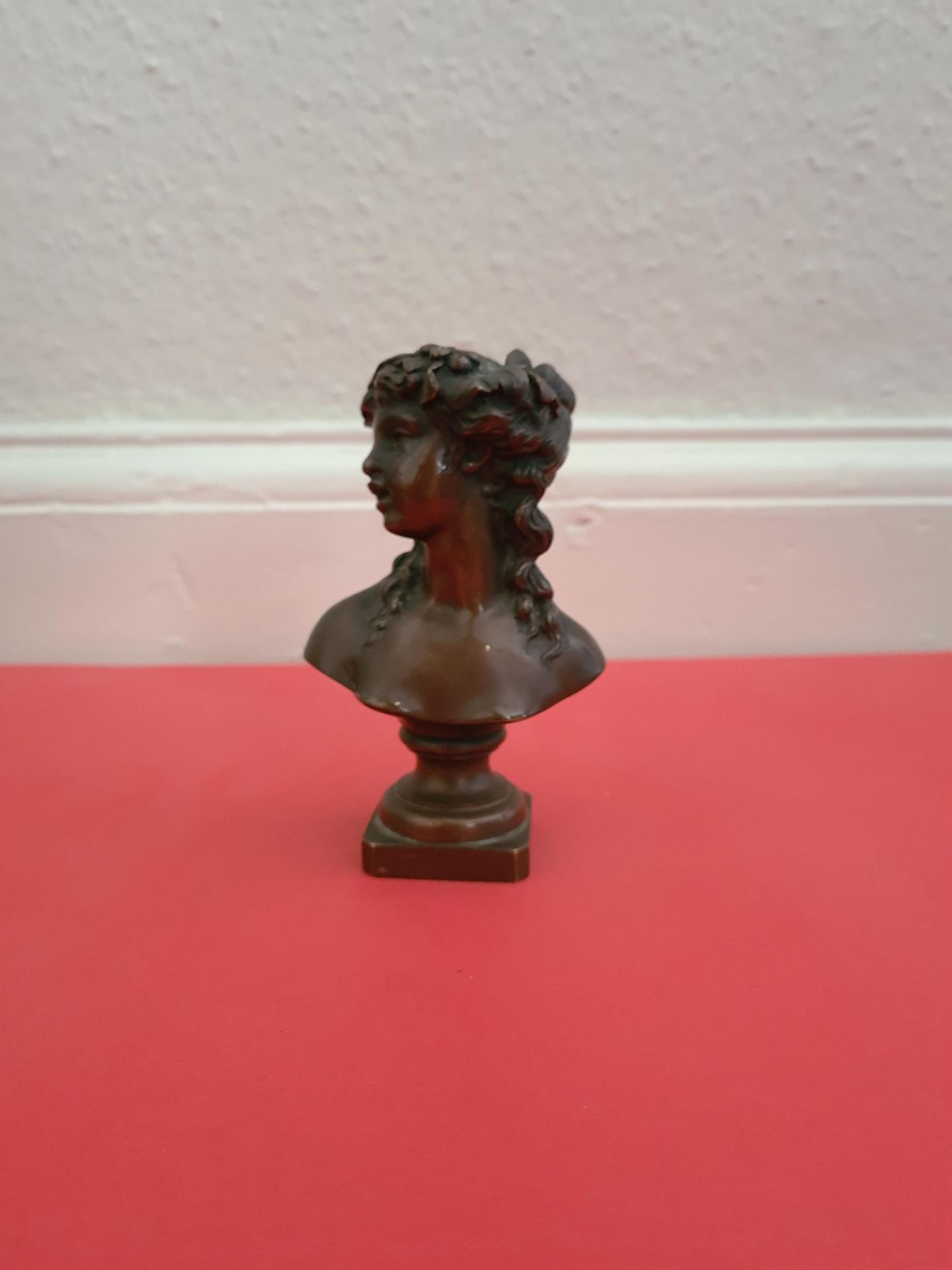 Small Bronze Bust, 4.5" high