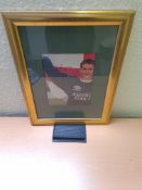 Signed Framed Photo of Michael Owens, 35cm x 47cm