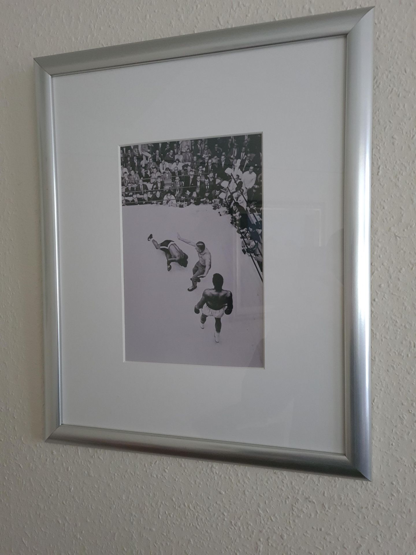 Two Framed Black & White Photos of Clay v Cooper, 18" x 22" - Image 3 of 4