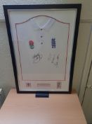 Signed England Rugby & ECB Shirt signed by Matt Dawson & Phil Tufnell (Question of Sport