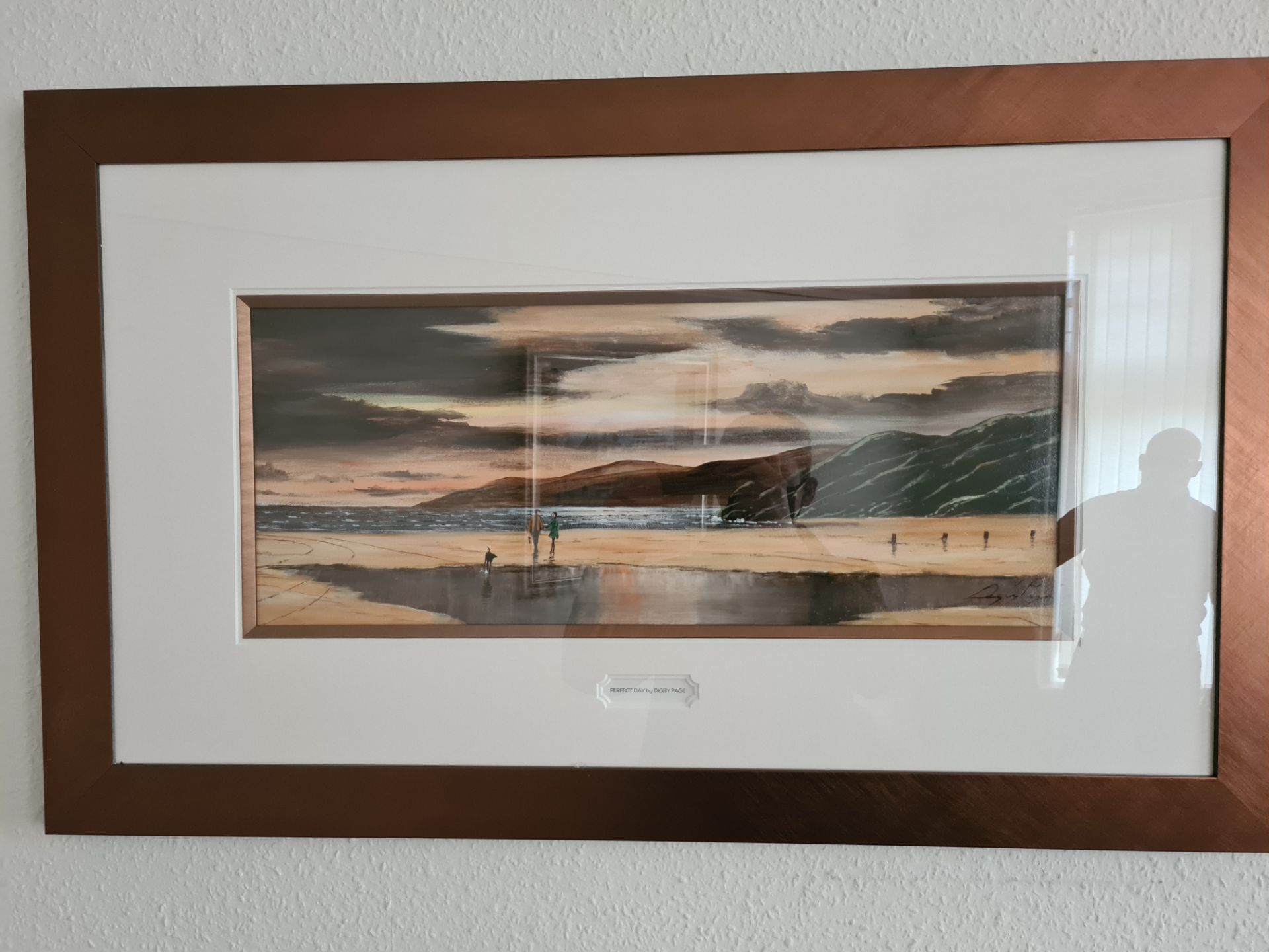 Signed and Titled Framed Oil Painting of ' Perfect Day', by Digby Page, 91cm x55cm - Image 2 of 4