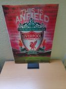 Hologram Print - Liverpool FC & Players Names, 47cm x 68cm