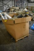 Assorted Stainless Steel/ Steel Ducting Components, in cardboard box (Offered for sale on behalf