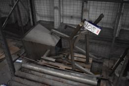 Stainless Steel Hopper and Stainless Steel Stand, on part pallet (Offered for sale on behalf of