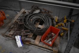 Assorted Equipment, on pallet including chain and flight (Offered for sale on behalf of Jas