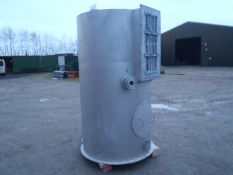 Waeschle Circular Filtered Hopper, with attachment for filter, top blow line entry, high and low