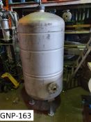 Kingspan 400L Vertical Stainless Steel Tank, with dished top and bottom, internal 25mm heating /