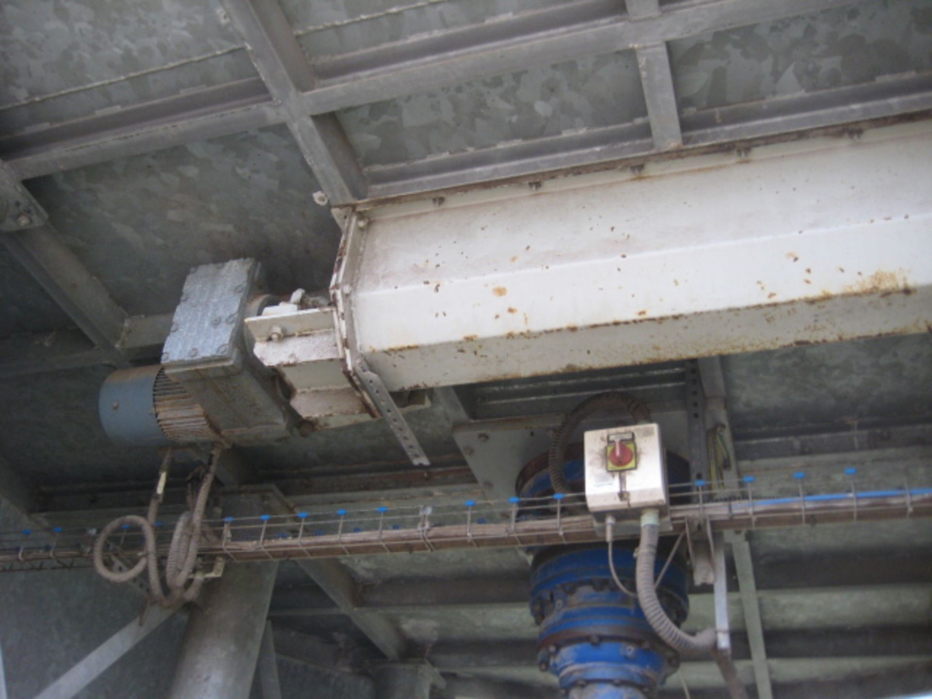 Galvanised Dust Storage Silo, constructed from smooth flanged panels, silo approx. 4.0m dia, for - Image 8 of 10