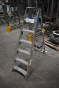 Seven Rise Folding Alloy Stepladder, duty rating 130kg (Offered for sale on behalf of Jas