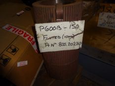 Three x Paladin 600-150 10mm Fluted Roll Shells (understood to be new/ unused), free loading onto