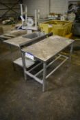 Stainless Steel Sink, with stainless steel bench (Offered for sale on behalf of Jas Bowmans & Sons