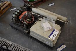 Assorted Electrical Equipment, on pallet and rollers (Offered for sale on behalf of Jas Bowmans &