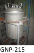 120L Heavy Constructed Stainless Steel Pilot Reactor Body, with stainless steel jacket mounted, in