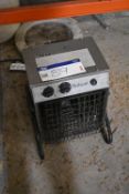 Veab Robust F9 Stainless Steel Cased Portable Heater, year of manufacture 2004, 9000W  (Offered