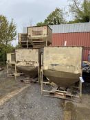 Approx. 16 Assorted Steel Tote Bins.  Lot located at the Gold Line Feeds Ltd, Kettering Road, Islip,