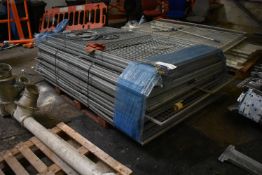 Steel Framed Wire Mesh Panelling, as set out in one stack (Offered for sale on behalf of Jas Bowmans