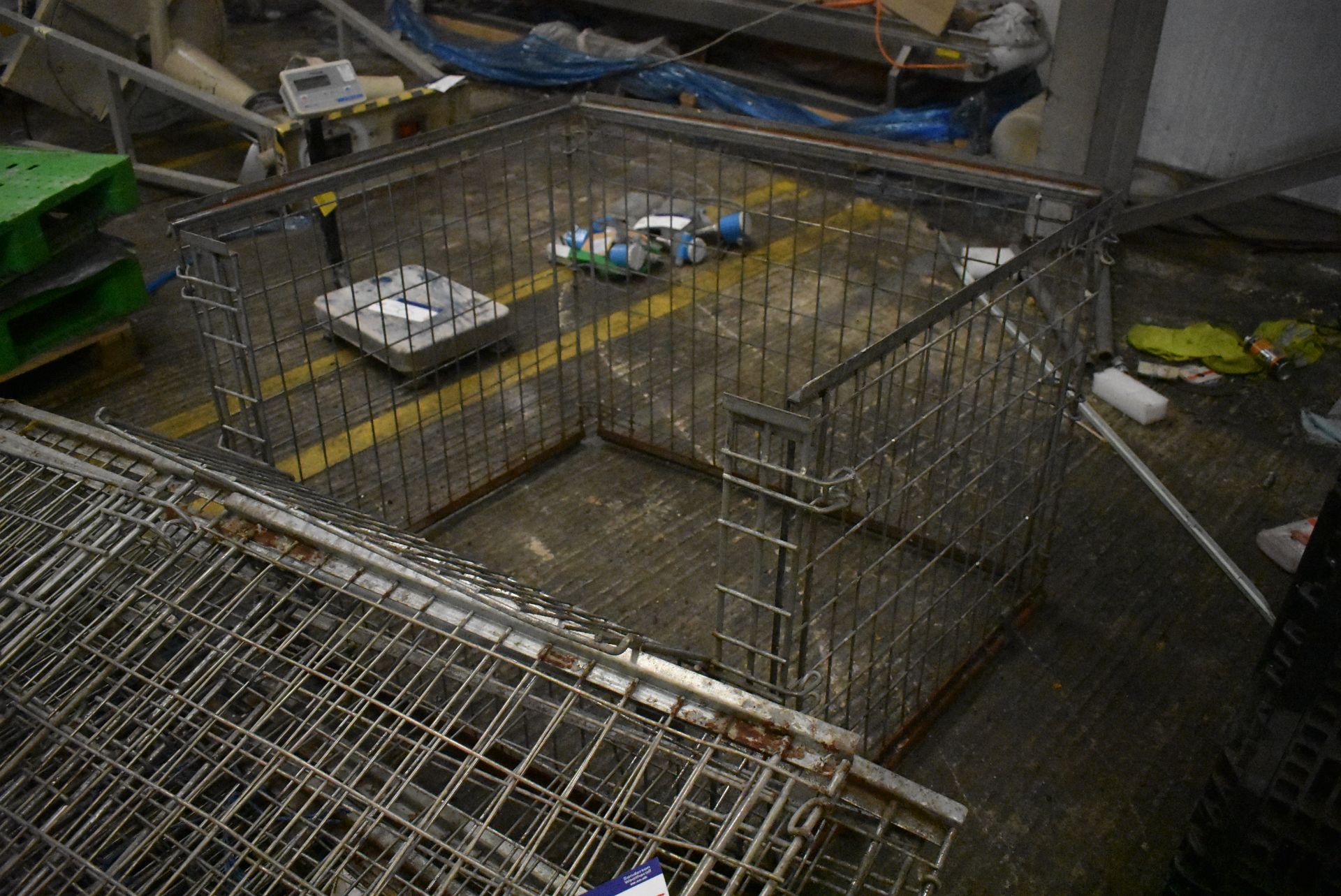 Approx. Four Foldable Wire Mesh Pallet Cages, each approx. 1.2m x 1m (Offered for sale on behalf - Image 2 of 2
